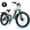 Green, variant on ESKUTE Electric Bike for Adults, 1500W Motor, 32MPH, 48V 20.8Ah Battery, Up to 80-Mile Range, 26"x4.0" Fat Tires, Step-Thru, Full Suspension, 8-Speed Blue