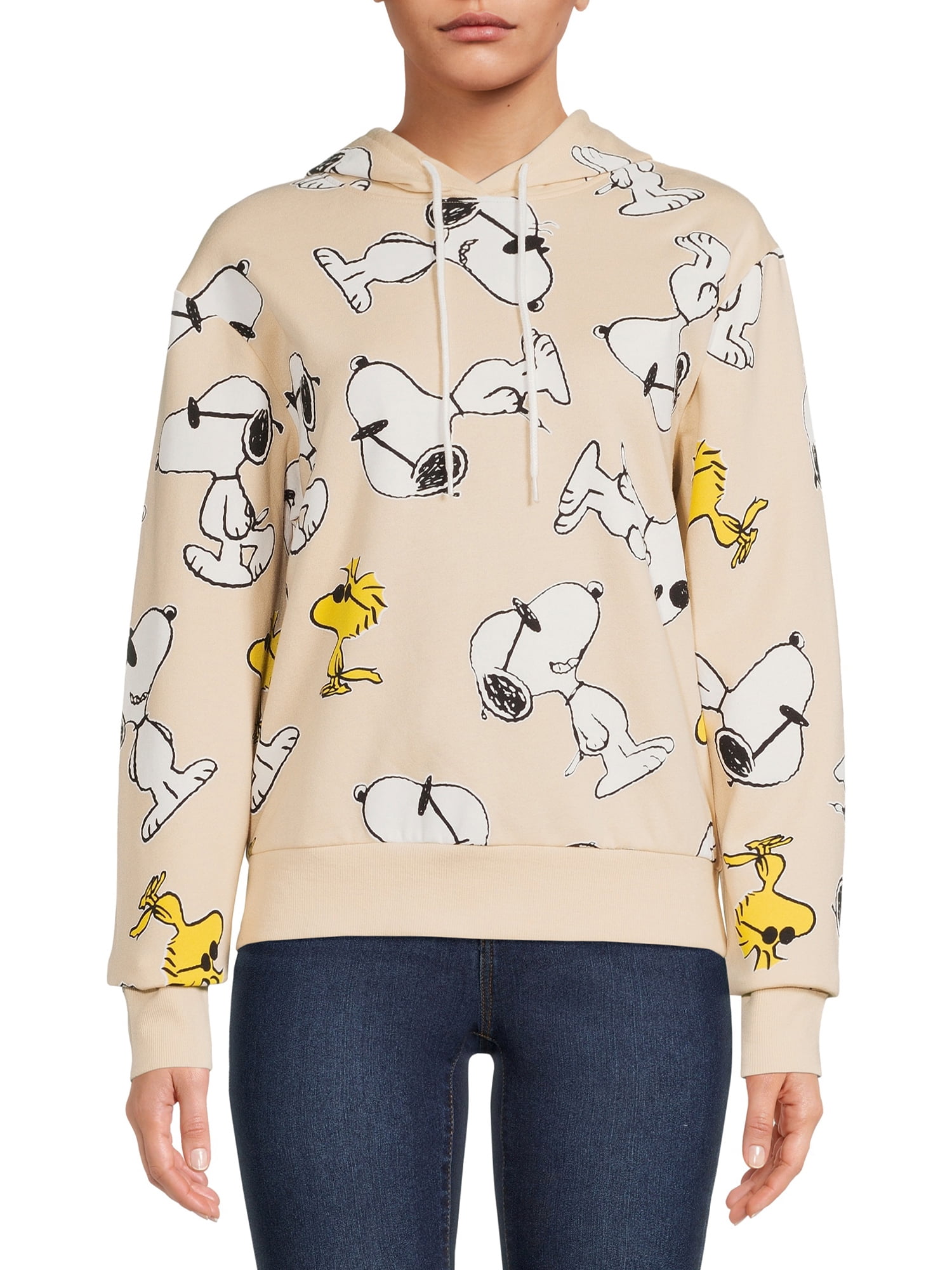 Licensed Graphics Peanuts Juniors Pullover Hoodie