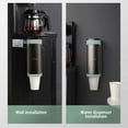 thumbnail image 6 of Cup Dispenser under $5! Kadlawus Cup Dispenser, Cup Holder for Water Dispenser with Adhesive Board, Paper Cup Organizer for Home Office Gym, Wall Mounted Cup Dispenser Holds 40 Cups, 6 of 6