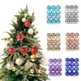 thumbnail image 1 of D-GROEE 24Pcs Christmas Balls Ornaments for Xmas Tree Shatterproof Christmas Tree Hanging Balls Decoration for Holiday Party Baubles Set with Hang Rope, 1 of 8