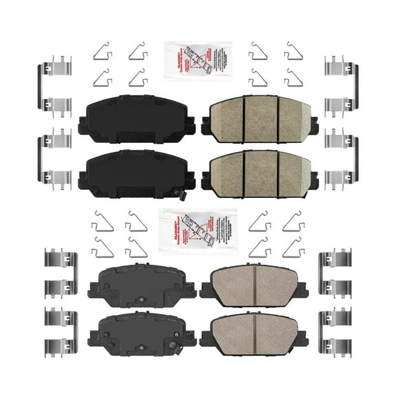 AmeriPro Premium Ceramic Disc Brake Pads Hardware For Honda CR-V CRV 2017-2022