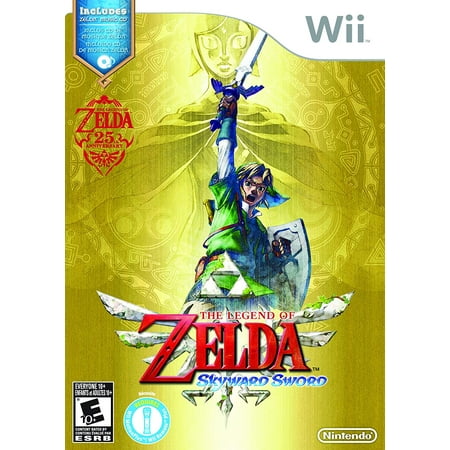 The Legend of Zelda: 045496902674 Skyward Sword with Music CD by Nintendo Wii, (Skyward Sword Best Zelda Game)
