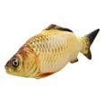 thumbnail image 4 of Plush Animal Toy Lifelike Stuffed Fish Catnip Toy for Cat & Kitten, 4 of 7