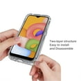 thumbnail image 3 of Samsung Galaxy A01 Case, KAESAR Full-Body Rugged Ultra Transparency Hybrid Protective Case With Built-in Screen Protector for Samsung Galaxy A01 (Blue), 3 of 7