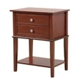 thumbnail image 2 of Glory Furniture Newton 2 Drawer Nightstand in Cherry, 2 of 7