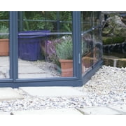 Palram - Canopia Oasis 12 Walk-In Hexagonal Greenhouse - Gray - with 2 Louver Windows
