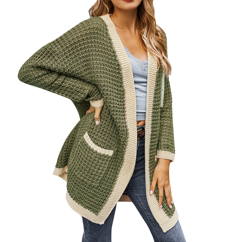 Womens Lightweight Stitching Knitted 