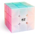 thumbnail image 2 of Toy Warrior W 3x3 speed cube jelly 3x3x3 cubo mágico rompecabezas rosa transparente, 2 of 5