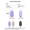 thumbnail image 5 of Reusable Silicone Soap Saver Scrubber Gentle Exfoliating Textures Fast Drying Bath Accessory For Daily Cleansing, 5 of 21