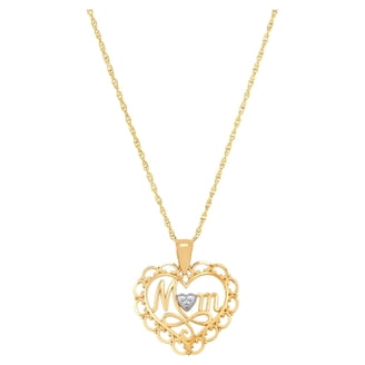 10k Yellow Gold Filigree Initial D Pendant Necklace - Monogram Letter Charm For Women, Fine Jewelry Gift