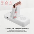 thumbnail image 4 of PENGXIANG Bluetooth Speaker Phone Holder 2 In 1 Desktop Wireless Speaker with Phone Bracket Design 1200mAh Anti-slip Adjustable Speaker Phone Holder for Mobile Phone Tablet, 4 of 9