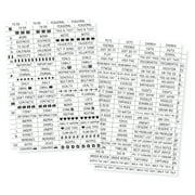 Simple Stories PE4952 Planner Essentials Label Sticker -Clear