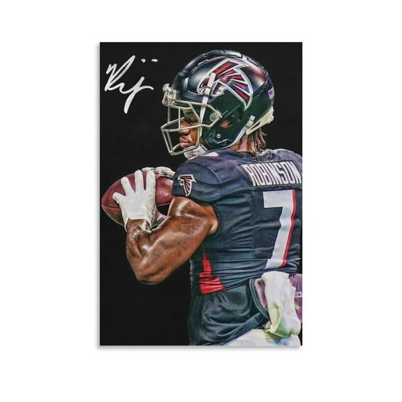 Bijan Robinson Canvas Poster Canvas Wall Art Poster Decorative Bedroom Modern Home Print Picture Artworks Posters 12x18inch(30x45cm)