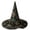 27#B, variant on Witch Hat for Women Halloween Vintage Floral Pointed Wizard Hat Ghost Wide Brim Quilted Cosplay Costume Accessories Adults