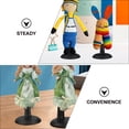 thumbnail image 4 of HERFIER Doll Storage Stand Display Holders 2pcs 15CM Adjustable Figures Stand, 4 of 8