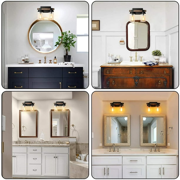 Bathroom light fixtures online walmart