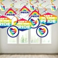 thumbnail image 3 of Big Dot of Happiness Love is Love - Pride - Rainbow Party Hanging Decor - Party Decoration Swirls - Set of 40, 3 of 8