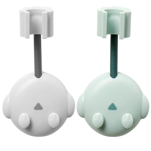 Compagnon de Bain Charmant, Imperméable et Anti-Humidité, Hauteur Réglable Adapté aux Adultes et Enfants, Support de Pommeau de Douche Rotatif à 360° pour la Salle de Bain