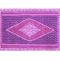 thumbnail image 1 of Ahgly Company Indoor Rectangle Abstract Purple Contemporary Area Rugs, 7' x 10', 1 of 4