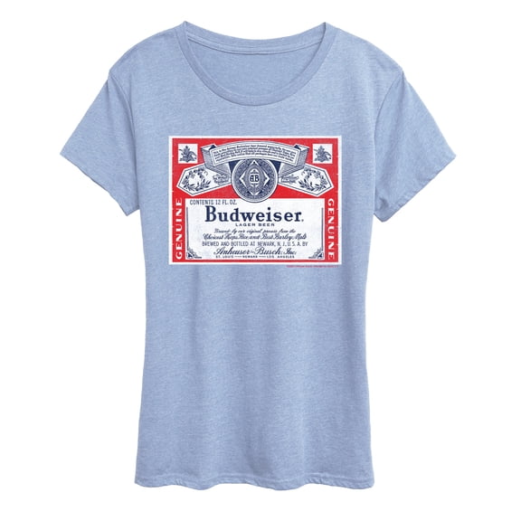 Budweiser - Budweiser Label - Women's Short Sleeve Graphic T-Shirt