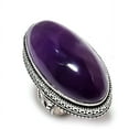 thumbnail image 2 of Sage Amethyst Handmade 925 Sterling Silver Gift Jewelry Ring Size 6, 2 of 2