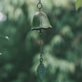 thumbnail image 4 of Campanas de viento Vintage Metal hoja de otoño campana de viento interior al aire libre hogar jardín decoración de patio, 4 of 8
