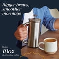 thumbnail image 3 of ESPRO - Prensa francesa P7 - Cafetera y tetera aislada de acero inoxidable de doble pared con microfiltro - Mantiene las bebidas calientes durante más tiempo, perfecta para el hogar (acero inoxidable, 3 of 5