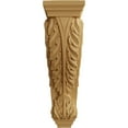 thumbnail image 2 of Ekena Millwork 6 1/2"W x 8"D x 22"H Small Jumbo Acanthus Wood Corbel, Alder, 2 of 4
