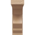 thumbnail image 2 of 6"W x 12"D x 18"H Classic Sheridan Rough Cedar Woodgrain TimberThane Corbel, Primed Tan, 2 of 6