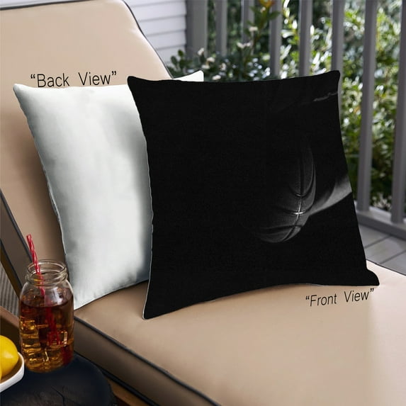 Ahgly Company Sports Basketball Outdoor Throw Pillow, 18 inch by 18 inch