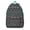 Blue-green, variant on Unisex Bohemian Style Backpack Bag, Vintage Print Zipper Rucksack with Front Pocket, Lightweight Daypack for School University Work Commute, Excellent Gift Choice