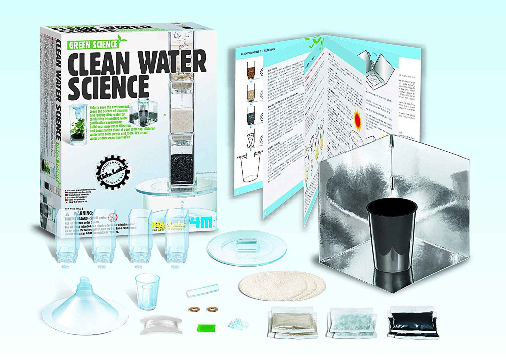 STEM Toys Ed Global Warming Lab 4M 4572 Clean Water Science Climate Change 