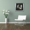 thumbnail image 3 of Trademark Fine Art "Floral Jungle Lines II" Canvas Art by Color Bakery Black Matte, Silver Frame, 3 of 4