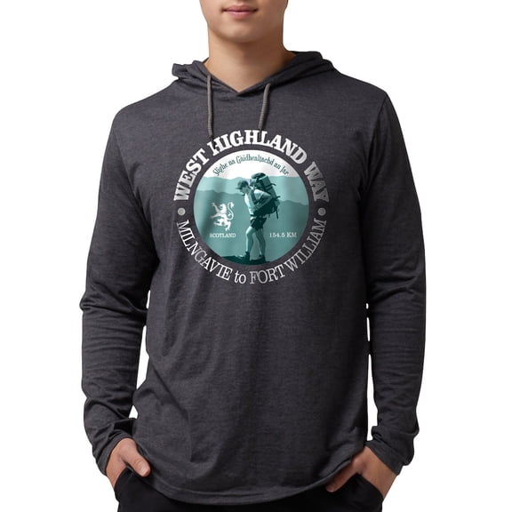 CafePress - West Highland Way Long Sleeve T Shirt - Mens Hooded Shirt