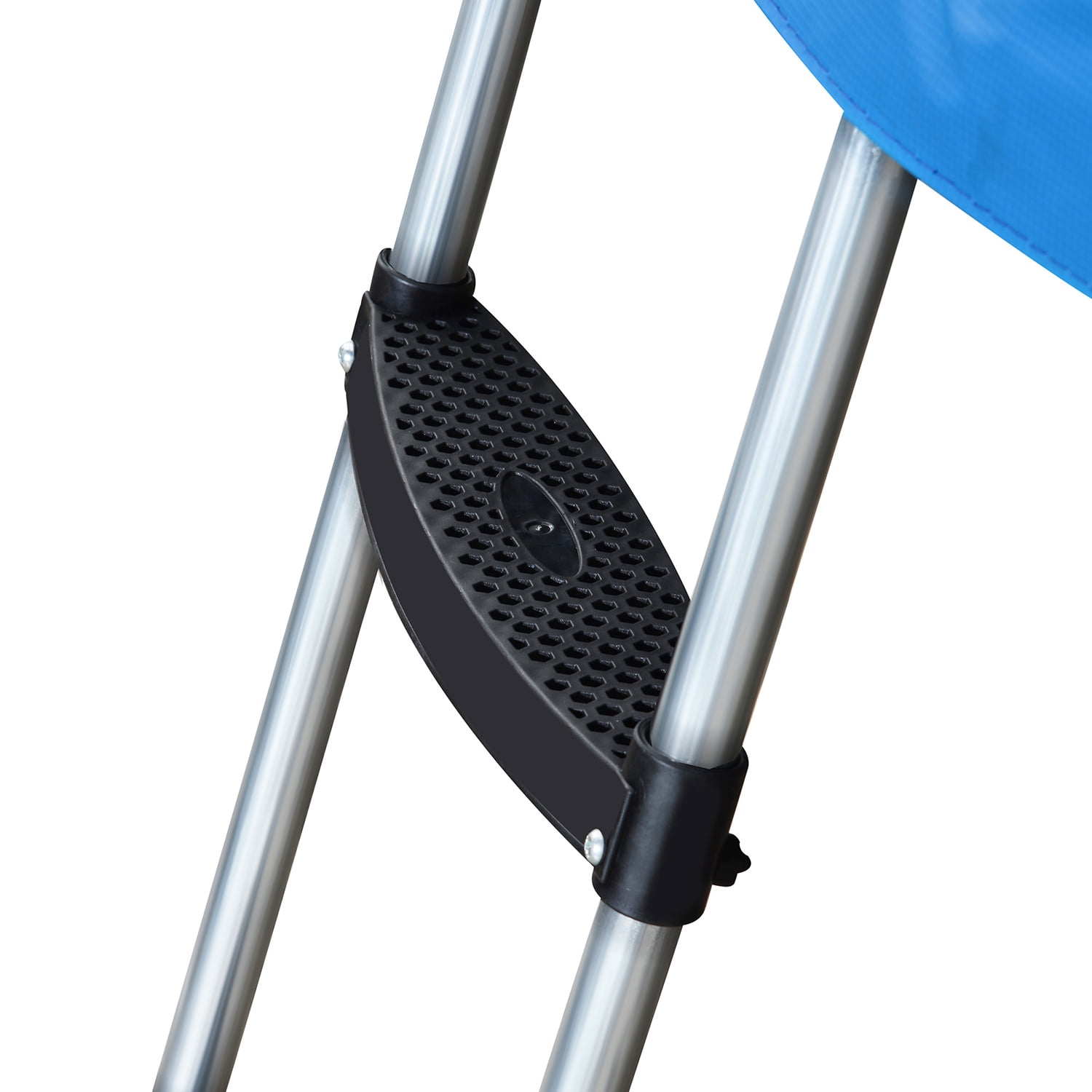 Kadyn Jumping Trampoline, 14FT Mini Small Trampolines with Safety Enclosure Net, Basketball Hoop and Ladder, Metal Small Toddler Trampoline for Kids, Blue Kadyn Jumping Trampoline, 14FT Mini Small Trampolines with Safety Enclosure Net, Basketball Hoop and Ladder, Metal Small Toddler Trampoline for Kids, Blue