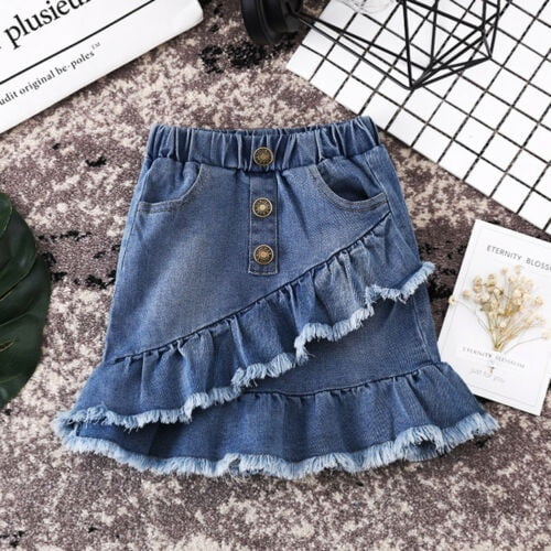 Baby girl jean skirt online