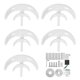 thumbnail image 1 of Wind Turbines Kit 600W Double Layer 5 Blade Wind Power Generator White Lantern Type48V, 1 of 5