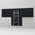 thumbnail image 4 of RST Brands Flow Wall 13 PC Plastic & Steel Garage Wall Storage Set in Black, 4 of 7