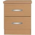 thumbnail image 4 of Better Home Products Cindy Faux Wood 2 Drawer Nightstand in Beech, 4 of 19