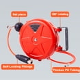 thumbnail image 2 of TFixol Self-Locking Air Hose Reel with 8mm PU Tube, Automatic Retractable Design for Efficient Air Tool Operation in Garages, Workshops, and Agriculture (TY1 Red Model), 2 of 6