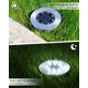 thumbnail image 4 of Paquete de 12 luces solares para el suelo, luces LED solares para jardín al aire libre, impermeables, luces de disco para césped, camino, patio, pasarela, entrada de vehículos, patio, terraza, luces, 4 of 8