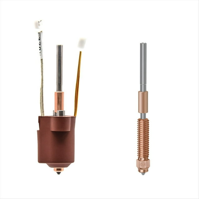 Kit de Boquillas de Intercambio Rápido para Impresora 3D K1C. Kit de Bloque Calefactor Cerámico para Hotend K1C de 0,4 mm.