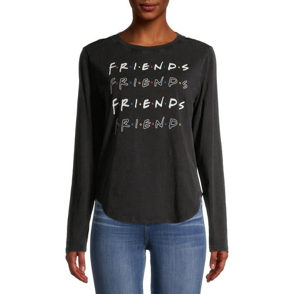 Friends Four Ladies Young Adult LS Top