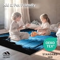 thumbnail image 4 of ODIKA 4'x6' Machine Washable Non-Slip Area Rug, Howling with Matching Pillowcase for High Traffic Rug, Blue, 108636, 4 of 7