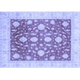 thumbnail image 1 of Ahgly Company Machine Washable Indoor Rectangle Oriental Blue Traditional Area Rugs, 4' x 6', 1 of 4