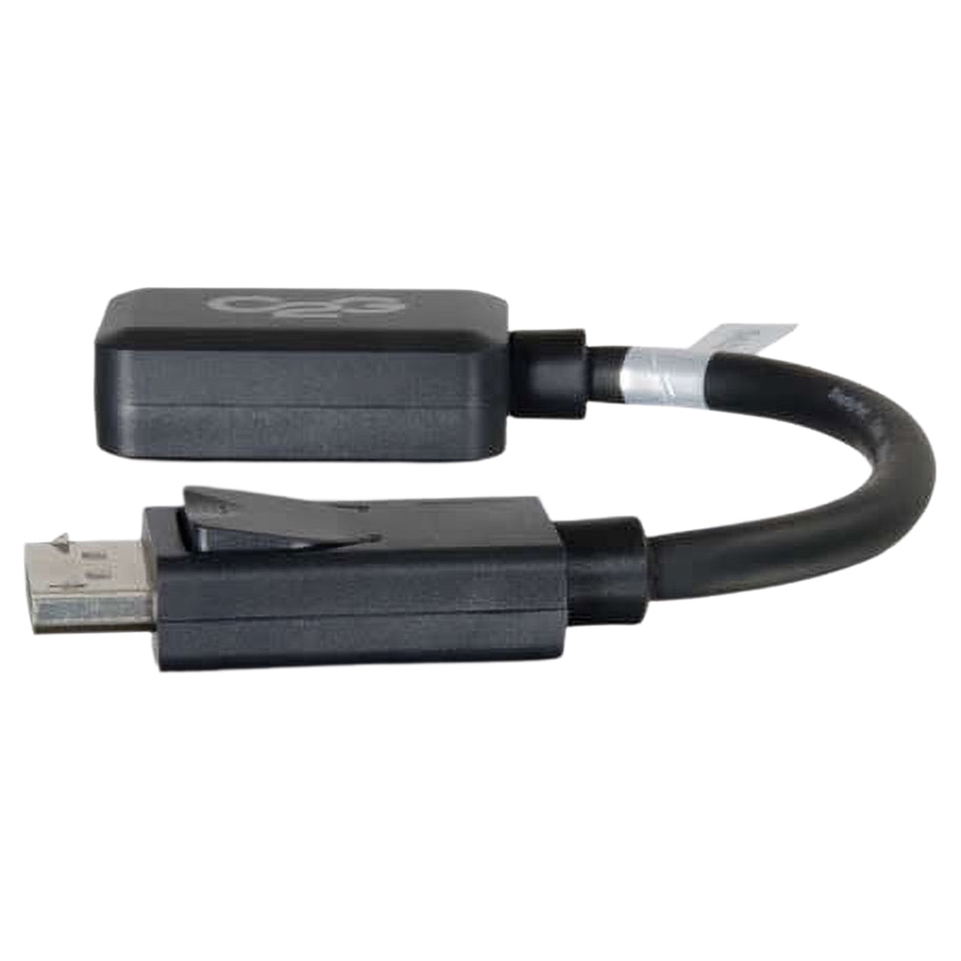 C2G Legrand DisplayPort to HDMI, Male to Female Displayport Cable, Black DisplayPort Cable, 8 Inch Digital Display Cable, 1 Count, C2G 54322