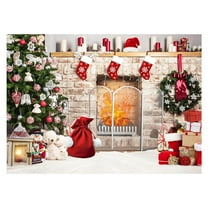 Harliver Merry Christmas Tree Wall Tapestry, Snowman Tapestry Hanging background, Xmas New Year Winter Party Backdrop, Tapestry Wall Decor for Living Room Bedroom Dorm, 37x29In