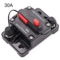 thumbnail image 3 of Circuit Breaker Spare Parts Yacht Accessory Waterproof Boat Break Device Replacement Accessory Car Fuse Reset Circuits Breaking Device Manual Resetting Equipment 30A, 3 of 6