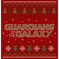 thumbnail image 2 of Junior's Guardians of the Galaxy Holiday Special Christmas Sweater Print  Graphic Tee Red Medium, 2 of 3