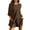 Coffee, variant on Summer Women's Jumpsuit Sports Oversized Jumpsuit Short Sleeve Jumpsuit with Pockets
